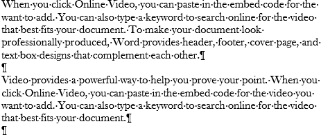 how to remove spaces between words on whole document