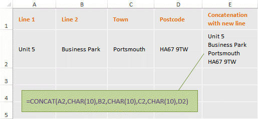 How To Start A New Line In An Excel Cell