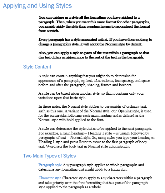 Difference Between A Style And A Style Set In Word Domaindad